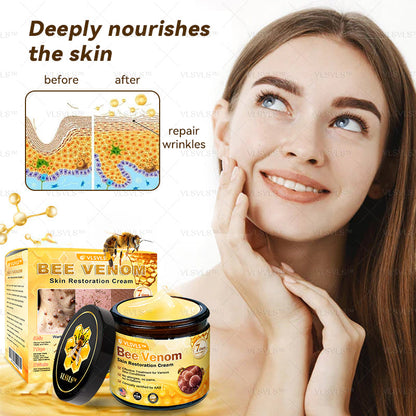 Mayo Clinic Official: VLSVLS™ Bee Venom Skin Restoration Cream, Anti-aging, Hydrating, Skin Repair, Even Tone, Acne and Dark Spot Treatment, Wart and Mole Removal, Psoriasis Relief🥇🥇