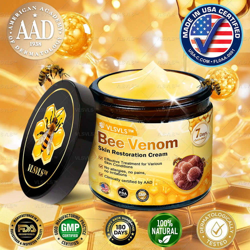 VLSVLS™ Bee Venom Skin Restoration Cream  (🥇2025 Readers' Choice Award Winner ＆ 👨‍⚕️AAD Recommended) 🐝