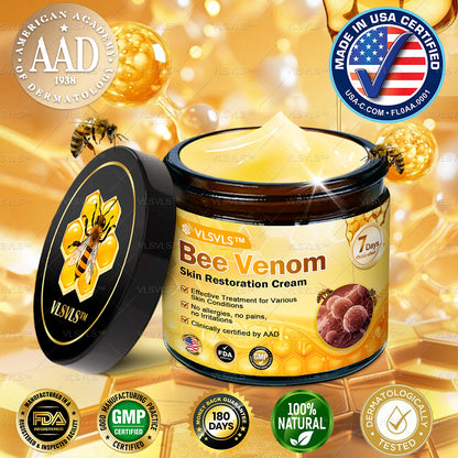 VLSVLS™ Bee Venom Skin Restoration Cream  (🥇2025 Readers' Choice Award Winner ＆ 👨‍⚕️AAD Recommended) 🐝