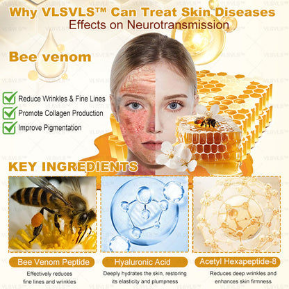 Mayo Clinic Official: VLSVLS™ Bee Venom Skin Restoration Cream, Anti-aging, Hydrating, Skin Repair, Even Tone, Acne and Dark Spot Treatment, Wart and Mole Removal, Psoriasis Relief🥇🥇