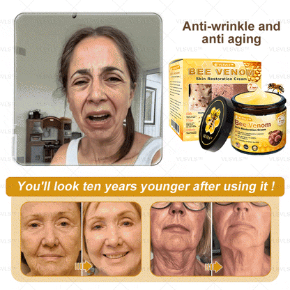 Mayo Clinic Official: VLSVLS™ Bee Venom Skin Restoration Cream, Anti-aging, Hydrating, Skin Repair, Even Tone, Acne and Dark Spot Treatment, Wart and Mole Removal, Psoriasis Relief🥇🥇