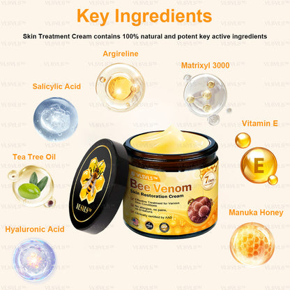 VLSVLS™ Bee Venom Skin Restoration Cream  (🥇2025 Readers' Choice Award Winner ＆ 👨‍⚕️AAD Recommended) 🐝